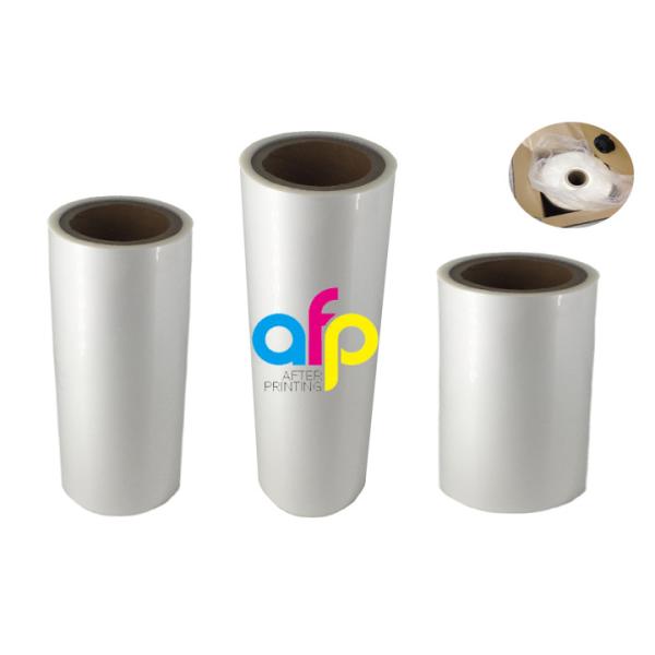 18 Mic Laminating Plastic Roll , PET EVA Gloss Laminated Packaging Films