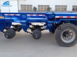 Customized Tractor Trailer Container , 40ft Skeleton Trailer With Safty Brake