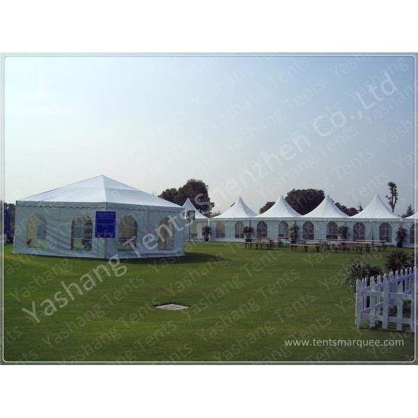 Wind Resistant Transparent Fabric clear event tent Canopy Structure