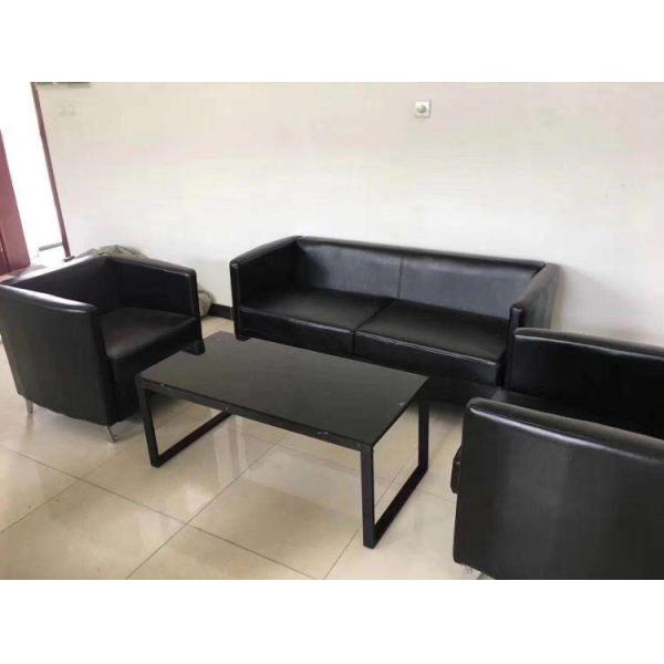Custom Office Furniture Partitions / Leather Office Sofa Set For Hotel Lobby