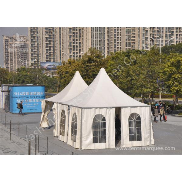 High Wind Load Outdoor Event Tent Structure White PVC Fabirc Cover