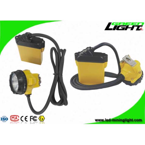 3W Cree LED Mining Hard Hat Lights 25000Lux Four Lighting Levels With Low Power Warning