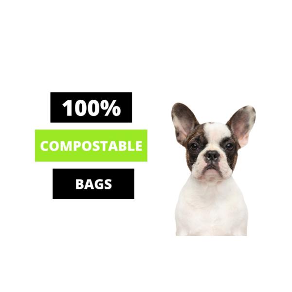 Cornstarch Garbage Biodegradable Kitchen Bin Liner Compostable Flat Trash Bag On Roll, Biobag Compostable Kitchen Caddy
