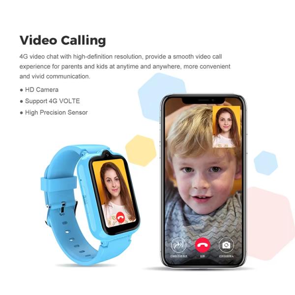 LT41 Children Security Smartwatch With GPS Location SOS Calling Video Call Camera