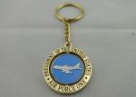 3D Eagle Key Chain, Zinc Alloy Antique Gold Plating Promotional Keychain with