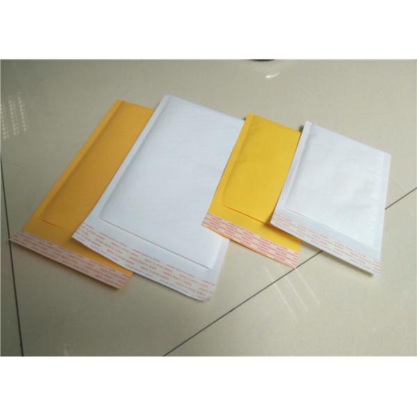 White Disposable Bubble Wrap Lined Envelopes , 10.5" X 16 Size 5 Bubble Mailer