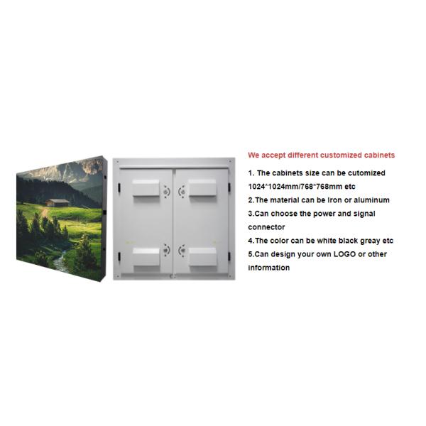 Custom Outdoor Fixed LED Display Panel P6 P8 P10 with SDK Function