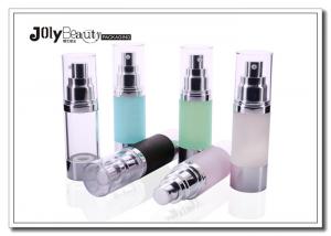 Buy cheap Cosmetic Clear ABS 15ml 30ml 50ml Airless Pump Bottles Plastic Airless Bottle product