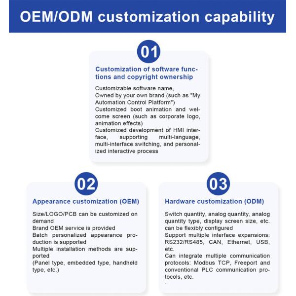 Coolmay 4.3'' HMI PLC All In One with Digital Temperature Control for Water Systems Compact Design Integrated HMI PLC