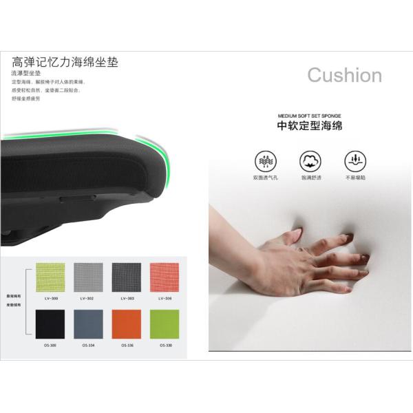 Modern Style Swivel Chair in Black Mesh Fabric for Ergonomic Office and BIFMA Standard