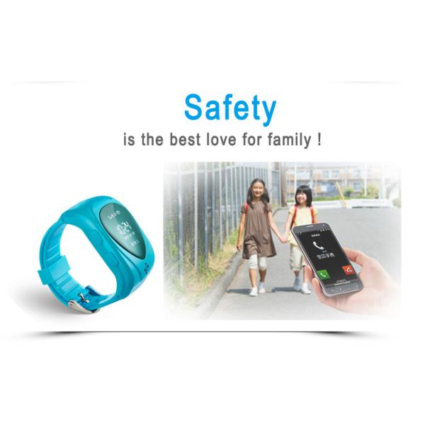 Waterproof IP67 GPS Personal Tracker Watch Bracelet Real Time LBS Dual Positioning