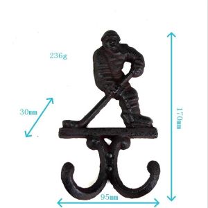 Buy cheap Ice Hockey Rustic Cast Iron Coat Hooks Cast Iron Crafts product