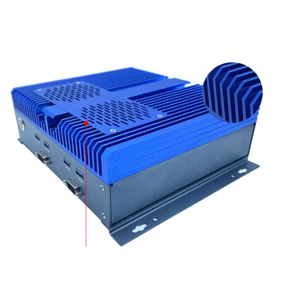 Fanless Embedded Computer Intel Core I3/i5/i7 Processor Triple Monitor Support Dual Gigabit LAN Industrial Grade Stock Available