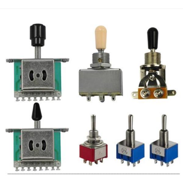 17mm 12mm Guitar Foot Switch 2A 250VAC Guitar Pcb Rotary