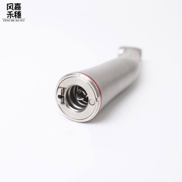Silver Dental Low Speed Handpiece Precision Push Button Standard Head