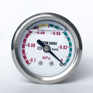 Buy cheap 0.1 MPa Vacuum Pressure Gauge Ss316 Pressure Gauge Glycerine Filling Manometer product