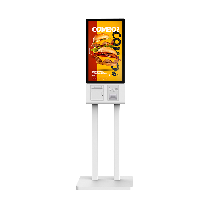 Desktop Wall Mounted Self Ordering Kiosk Quick Service Restaurant Machine