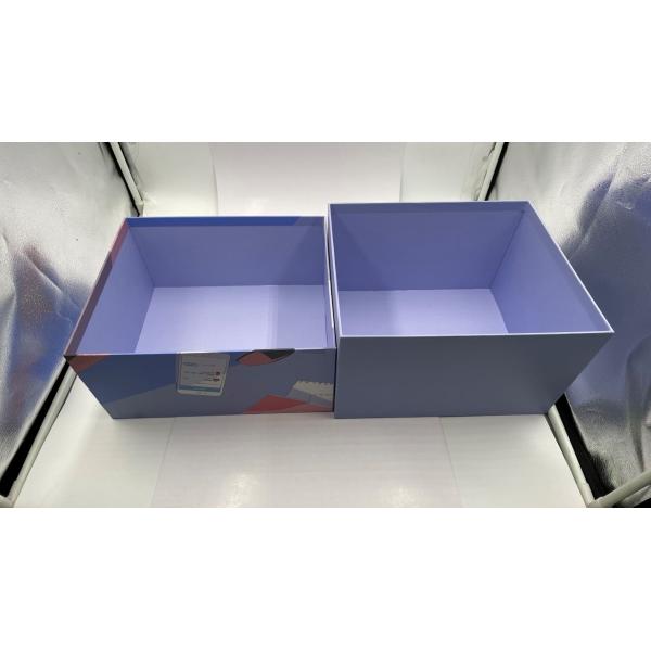 Blue Innovative Biodegradable Packaging Large Lid And Base Clothing Gift Box