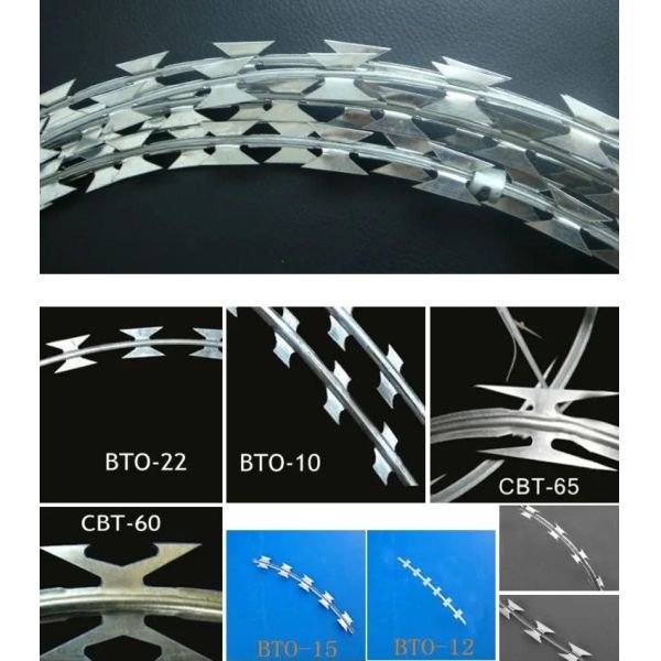 High-Quality 500 Meters Galvanized Razor Wire for Security