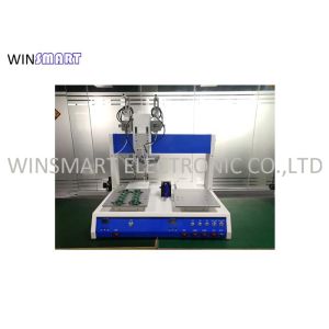 50Hz 60Hz Robotic Soldering Machine , Desktop Soldering Robot Dual Head
