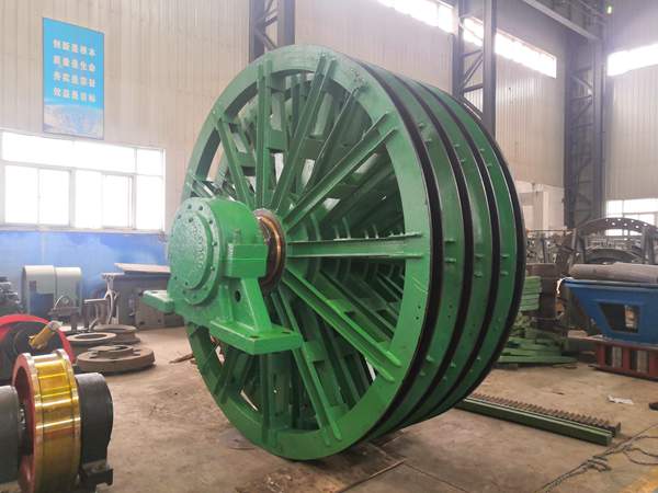 Hoist Wheel Wire Guide Castings And Forgings Rope Pulley Head Sheave