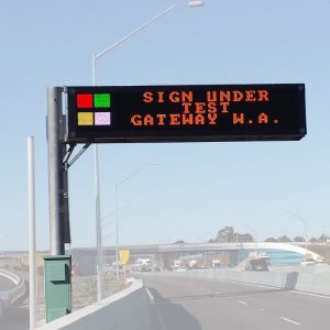 Buy cheap OT12 VMS Digital Traffic Sign Highway Road Safety Information Board product