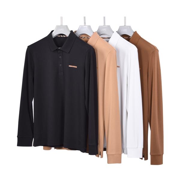 Quick-Drying Breathable Polo T Shirts for Men Cotton Customized Design Regular Length