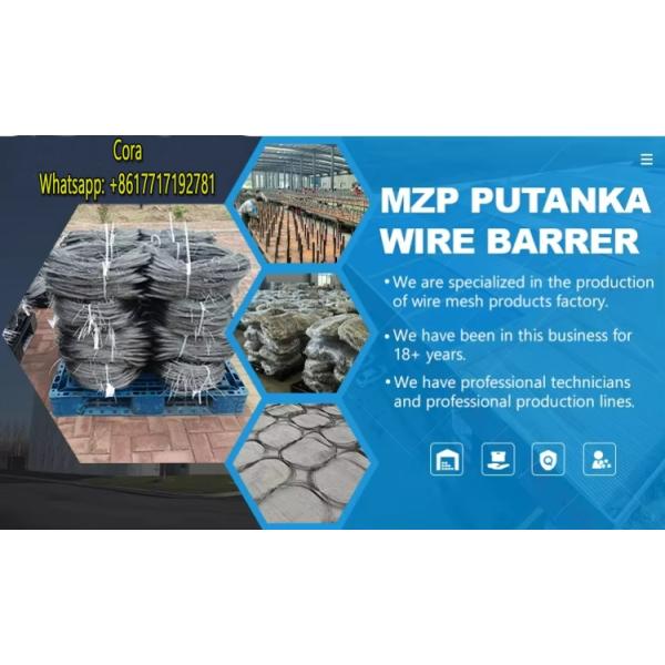 Customization Anti Tank Barrier Metal Mesh Barrier Netting Low-Visibility Steel Wire Barrier Inconspicuous Net