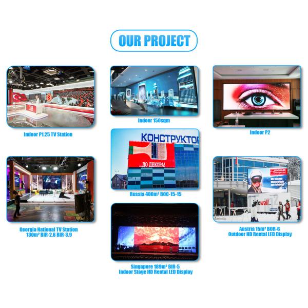SMD2121 Indoor Fixed LED Display Video Wall P3 Front Access Magnetic Module