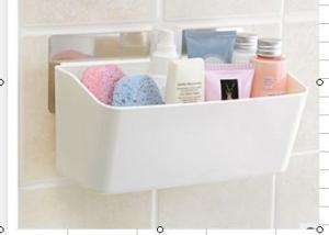 Buy cheap Wall Mounted Bathroom Storage Box Organizer Basket With Super Suction product