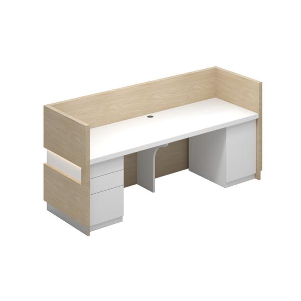 Modern Design Reception Desk with Customizable Logo and Custom Sizes for Office Salon Hotel