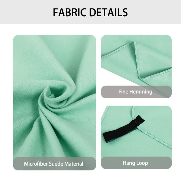 Customizable Quick Dry Super Absorbent Microfiber Sports Towel