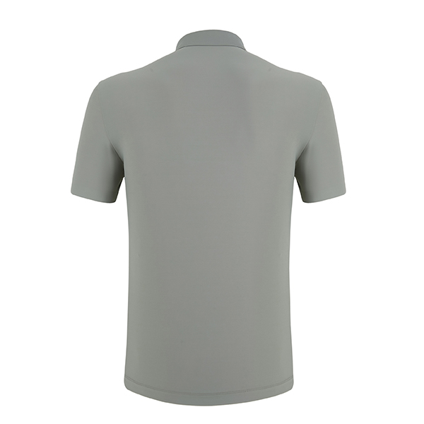 Customized Men Polo Seamless Compression T-Shirt Cotton 170-210Grams Customized Colors