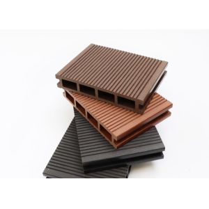 Buy cheap Co Extrusion Exterior WPC Decking Hollow Composite Decking Board product