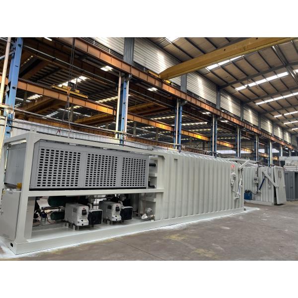 98KW PLC Double Chamber Vacuum Cooler 3tons Cycle 6 Pallets