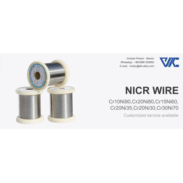 Ni Cr Alloy Wire Nichrome Wire Resistance Nickel Alloy Wire For Heater Coils