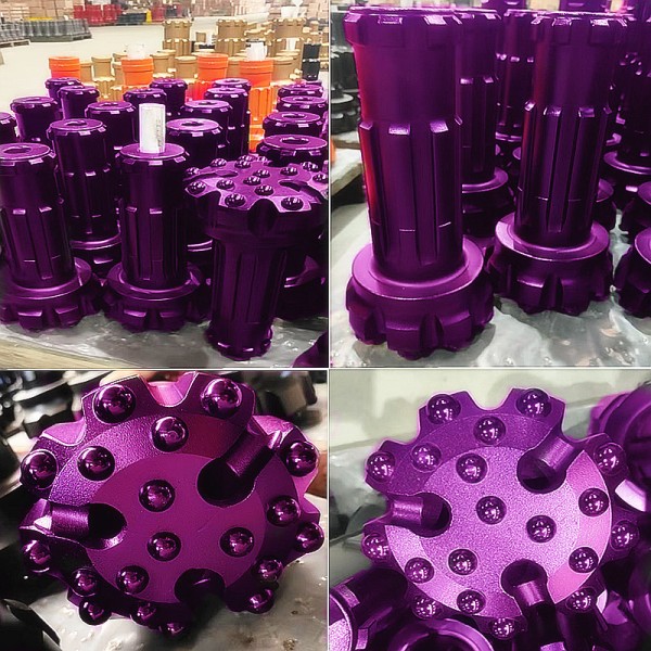 Mining DTH Drill Bit Heat Treatment Processes Hard Rock Drilling Tools DTH Hammer And Bits