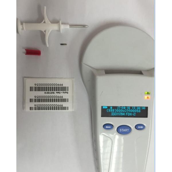 Injectable Track Pet Microchip , Animal Tracking Microchip