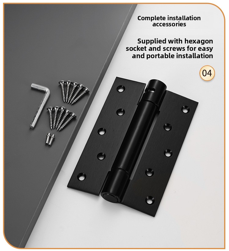 Stainless Steel Double-Opening Single-Opening Spring Hinges Internal External Two-Way Free-Closing Door Closers Automatic Doors