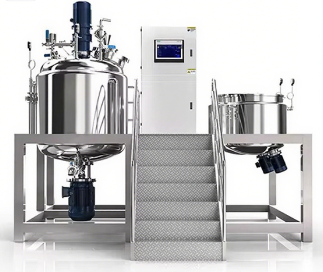 Buy cheap Jacket Heating Vacuum Homogenizer Mixer 300L For Cosmetic Cream from wholesalers