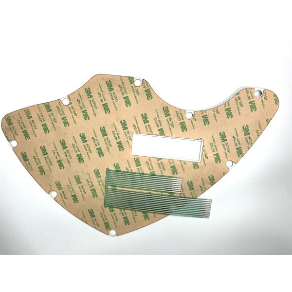 7 Way 0.1Pitch Single Row Crimp Housing Push Button Membrane Switch For Temperature Controller