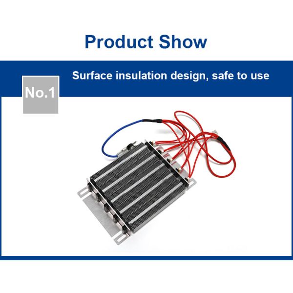 High Efficiency Energy Saving Self-Controlled Temperature PTC Air Heater for Compact Space Applications