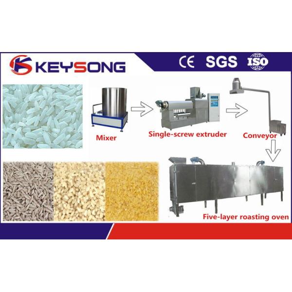 Fully Automatic Artificial Rice Making Machine High Efficiency Low Energy