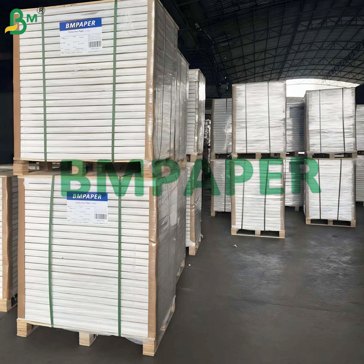 80gsm CFB Carbonless NCR Base Paper Double Coated Front & Back Digital Printing Raw Material