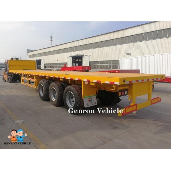 3 Axles 45 Tons Transport Container Semi Trailer Flatbed Semi Trailer