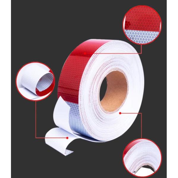High Visibility Waterproof Weather Resistant Reflective Warning Tape for Trucks and Trailers