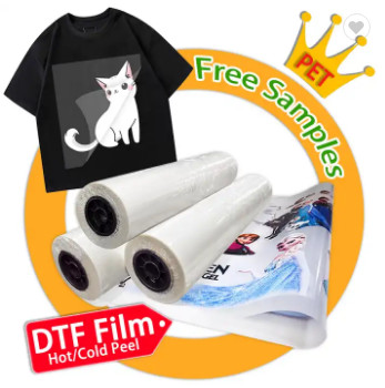 China Multiple Size Hot Cold Peel Pet Film Transfer Paper For Dtf Printing on sale