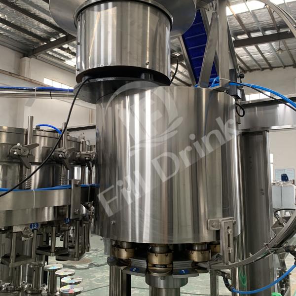 Full Automatic Small Carbonated Drink Filling Machine Complete Bottled Water