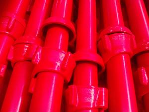 Buy cheap Cuplock scaffolding standard red painted product