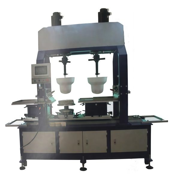 Two Color Two Position Semi Automatic Pad Printing Machine For Ceramic Bowls